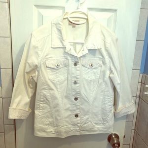 White Jean Jacket